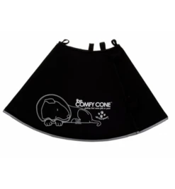 Comfy Cone (Hondenkraag) - Zwart