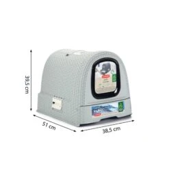 Beeztees Curver Kattenbak Grijs 8 Beeztees Curver Kattenbak Grijs -Bekende Dieren Winkel curver kattenbak grijs 2