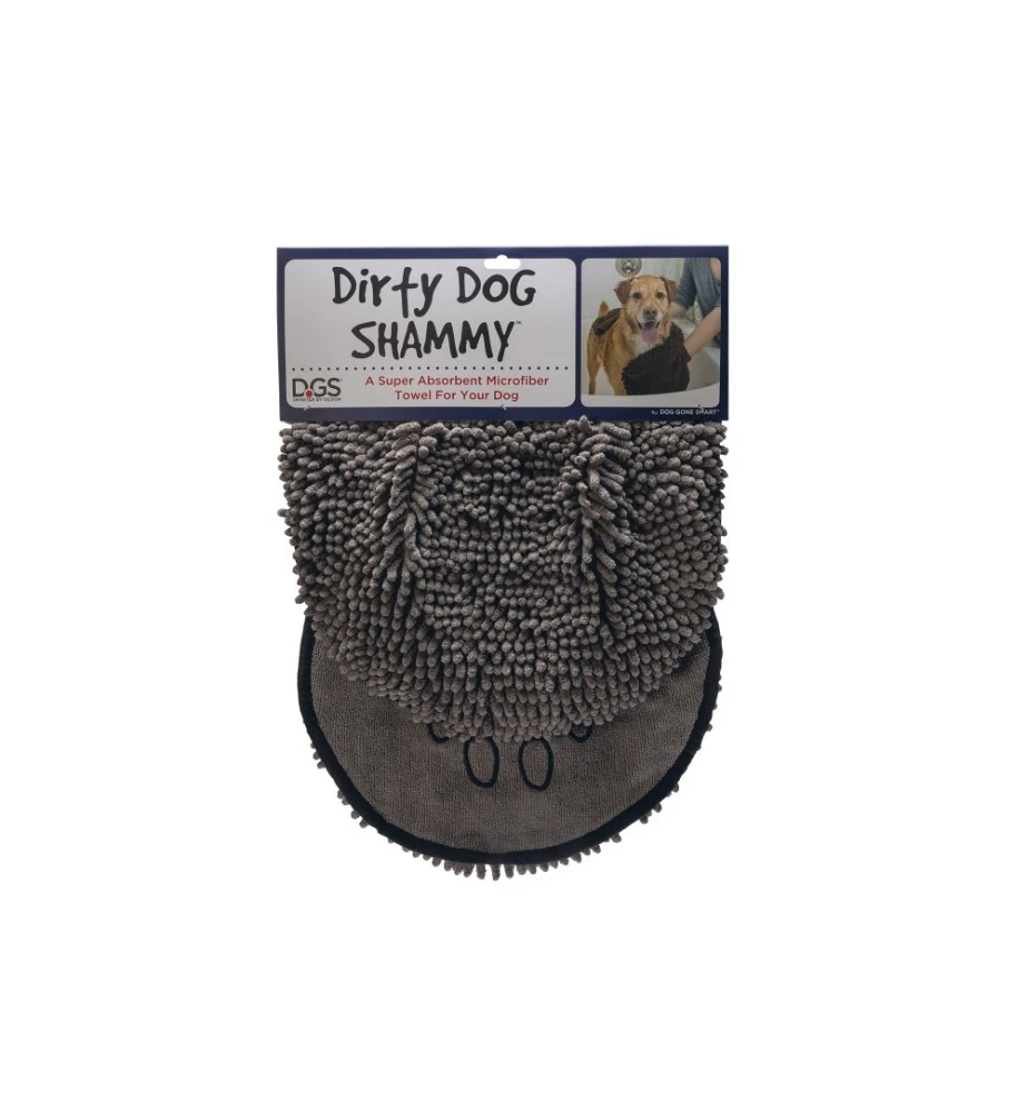 Beeztees Dirty Dog Handdoek Shammy Grijs 3 Beeztees Dirty Dog Handdoek Shammy Grijs - Afbeelding 3