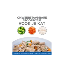 Hill's Science Plan Healthy Cuisine Volwassen Kat Stoofpotje Kip & Zalm - 4 X 12 X 80 Gram -Bekende Dieren Winkel hill s science plan healthy cuisine volwassen kat stoofpotje kip zalm 4 x 12 x 80 gram 2