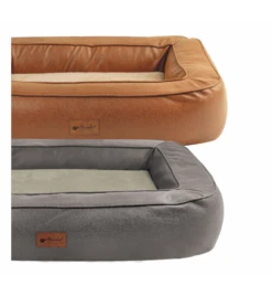 Petlando Orthopedische Ligmand Lissabon - Bruin (Cognac) -Bekende Dieren Winkel petlando orthopedische ligmand lissabon bruin cognac 2