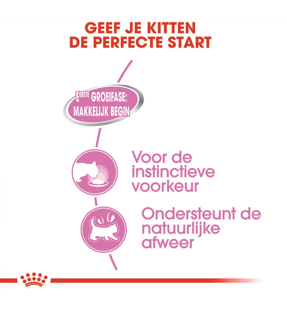 Royal Canin Mother & Babycat Mousse - 12 X 195 Gram 4 Royal Canin Mother & Babycat Mousse - 12 X 195 Gram - Afbeelding 4