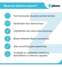Vetoquinol Zylkène 75 Mg Capsules (- 10 Kg) -Bekende Dieren Winkel zylkene 75 mg capsules 7